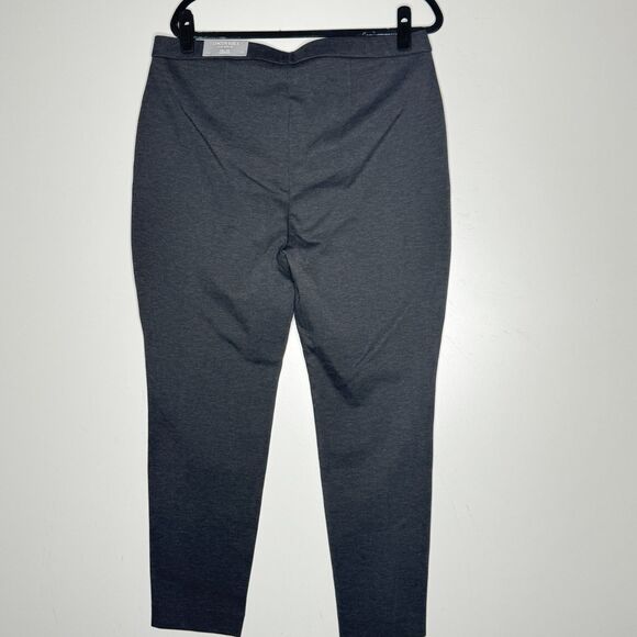 New Chico's Faux-Leather Front Ponte Pull On Leggings Women's XL 16 (Chico's 3) - Picture 2 of 9